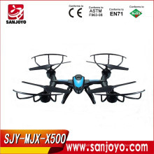 Helicóptero drone drone phantom MJX X500 2.4G 6 Axis 3D Roll FPV Quadcopter Kits de transmisión en tiempo real